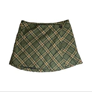 UNIF Witz Skirt Green/Plaid Size S
